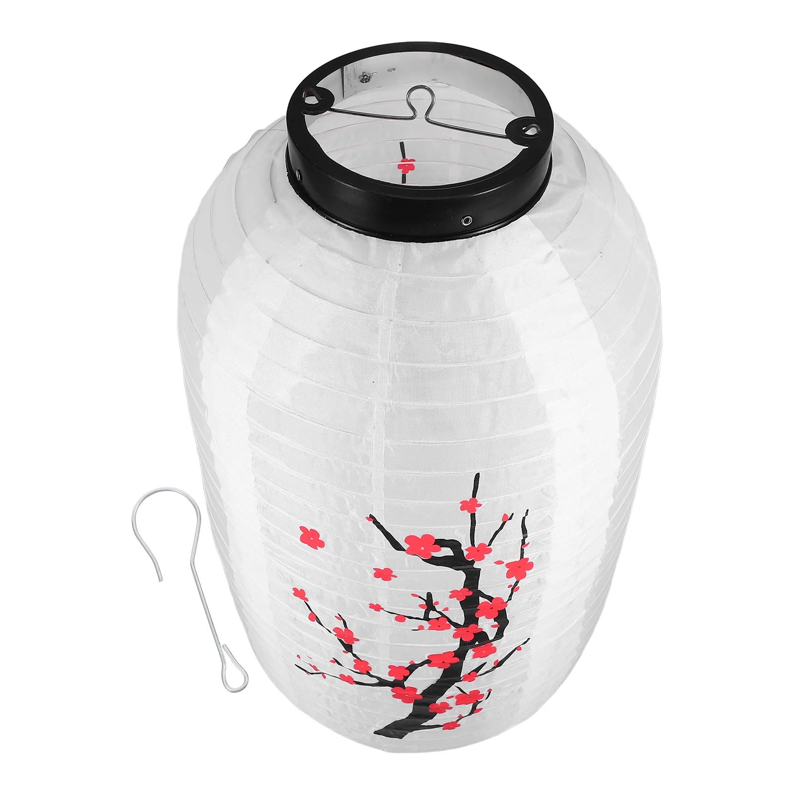 1 PCS Japanese Style Silk Plum Blossom Lantern Decorative Chandelier Waterproof Outdoor Decor Perfect for Restaurant Hotel