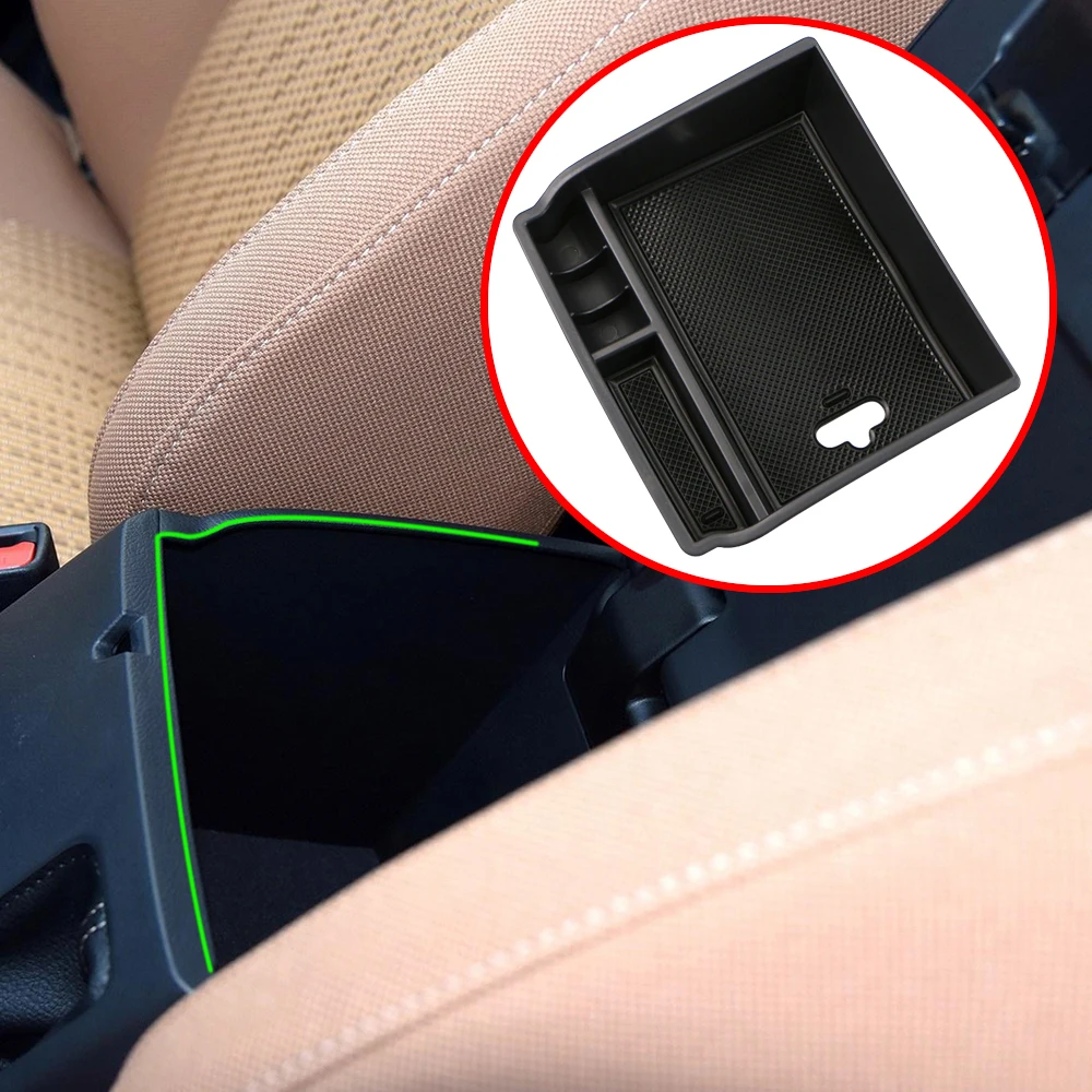 For Toyota Fortuner Hilux Revo 2016 - 2023 Armrest Box Storage Tray Holder Case Container Organizer Interior Accessories