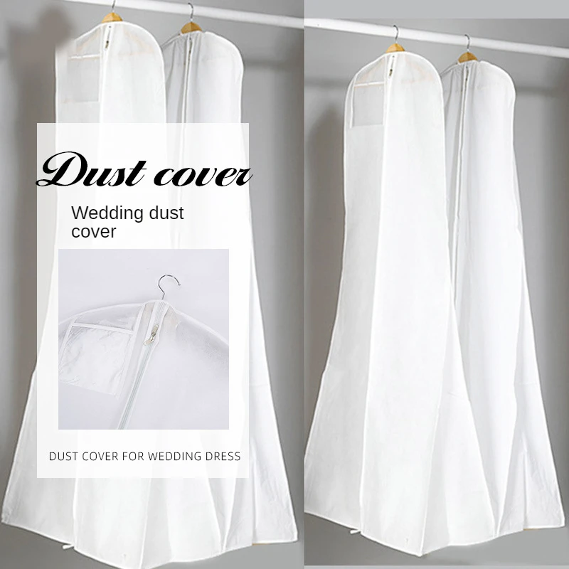 Extra Large Garment Bridal Gown Long Clothes Cover Dustproof Covers Storage Bag for Wedding Dresses Protector Case  Dress