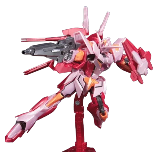 オリジナルバンダイ ガンダム00（ダブルO）1/144 HG リボーンズガンダム トランスアムモード グロスインジェクションバージョン アクションフィギュア 組立モデル