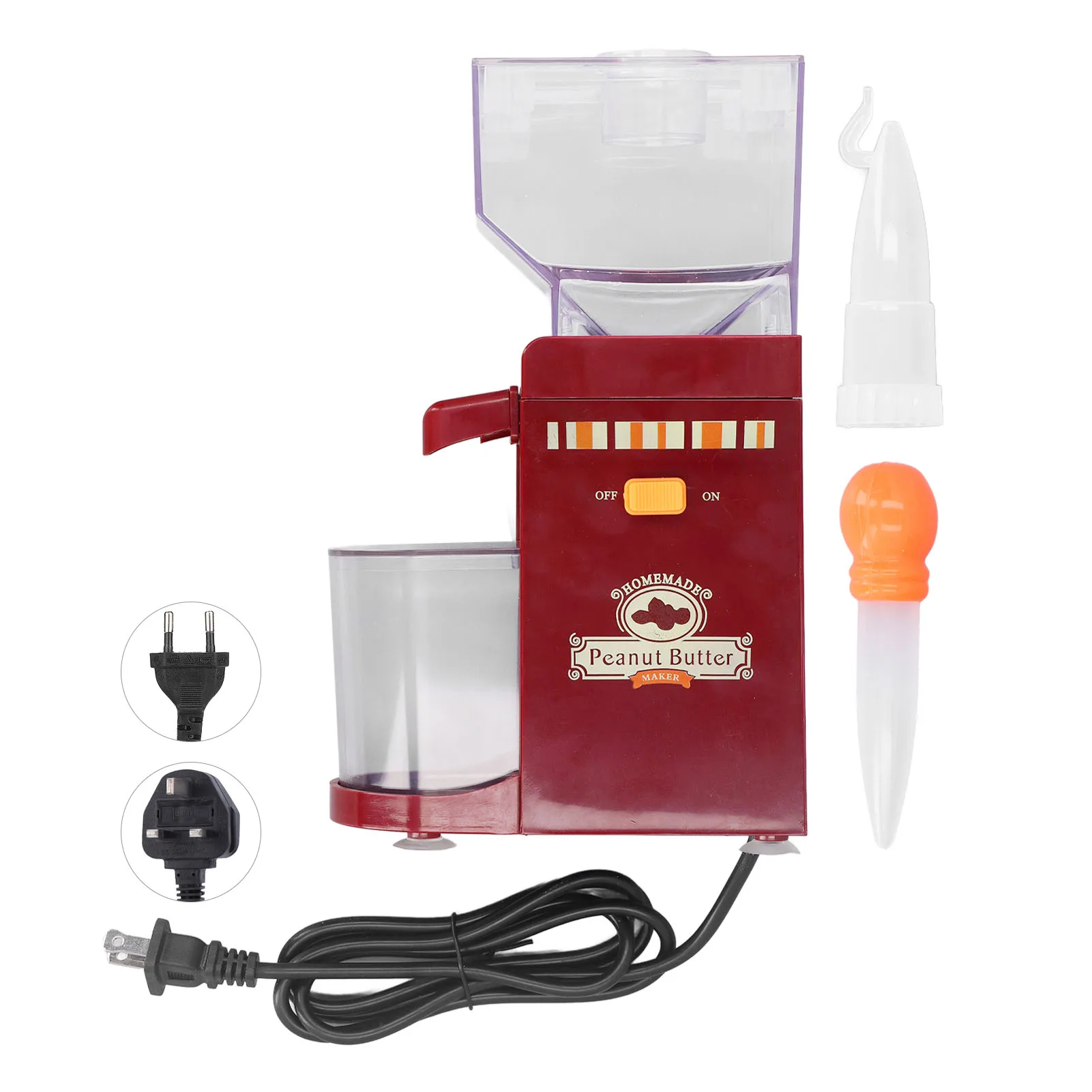 

Machine Anti Slip Base Funnel Shaped Bin Safe and Healthy Sesame Sauce Mill Detachable Grinding Disk for Almonds