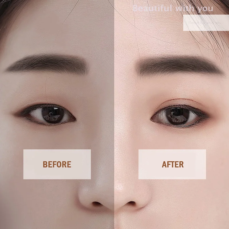 360 قطعة ماكياج واضح رمادي بيج الجفن شريط عيون كبيرة غير مرئية مزدوجة أضعاف الجفن الظل الشريط ملصق الجمال أداة #1