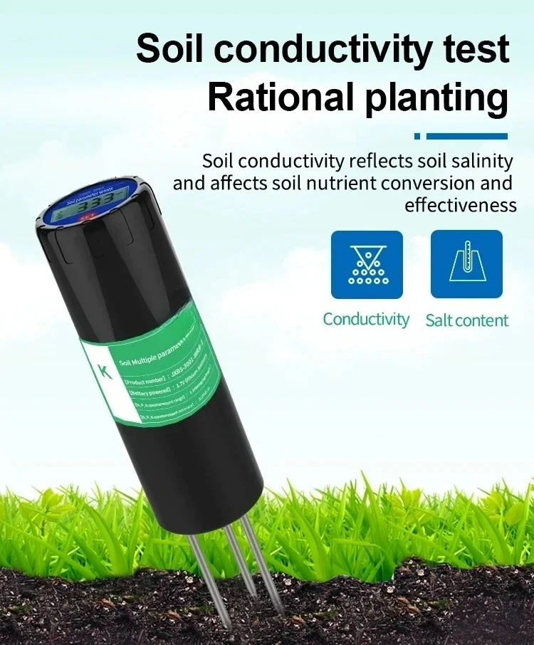 2025/HEDAO Portable Soil Ph Meter Tester Measuring range 3-9PH Digital Soil Nutrient Meter For Garden, Farm