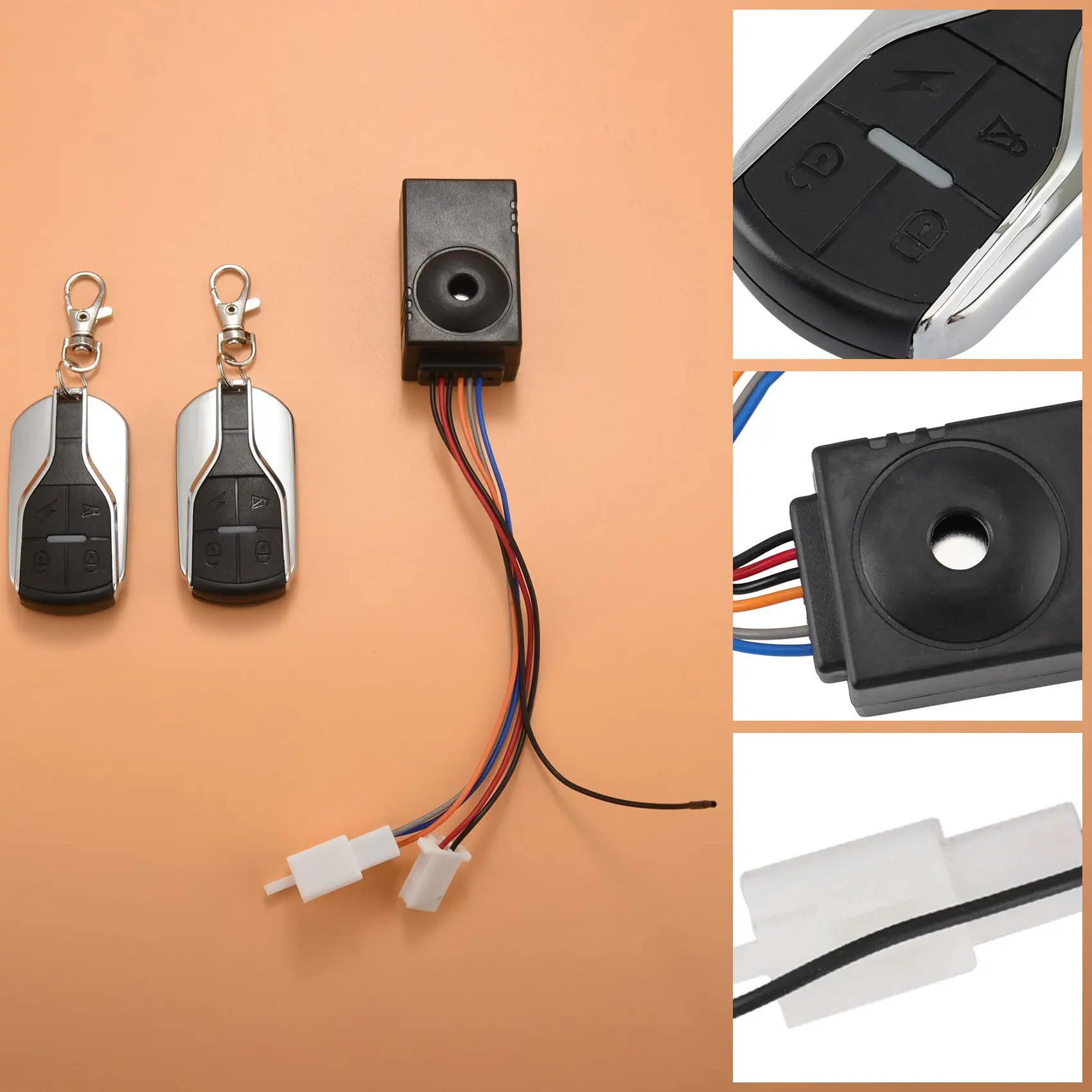 

N93R Ebike Alarm System 36V 48V 60V 72V With Two Switch For Electric Bicycle/Scooter Ebike/Brushless Controller