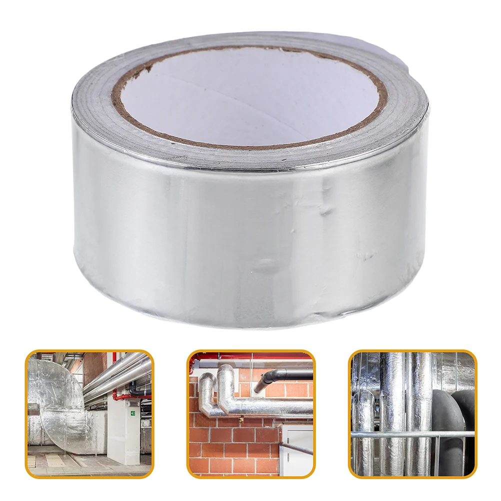 Folie Tape Aluminium Pijp Heat Seal DIY Supply Pijpleiding Repareren Hoge Temperatuur