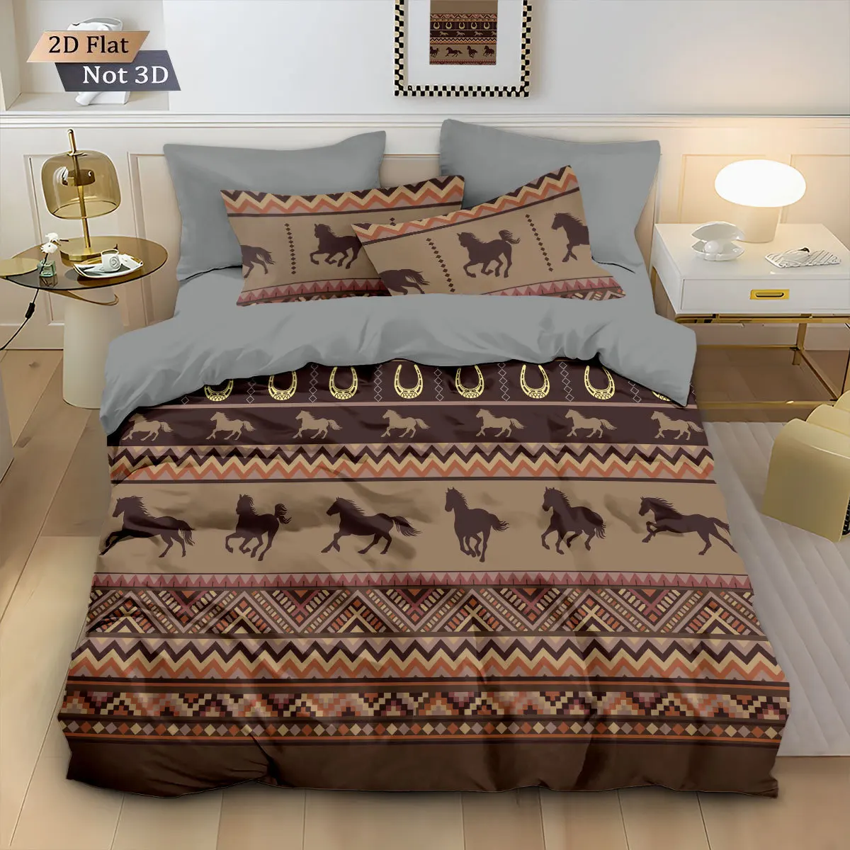 3PC Great High Quality 3D Digital Print Duvet Cover Set Bedding Source Printing Available