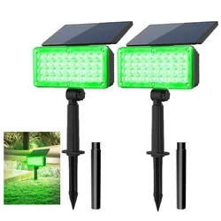 1/2Pc Solar Outdoor Light Led Landscape Decoration Countyard Spotlight Waterproof Garden Wall Street Tree Solar Lamp Green Light