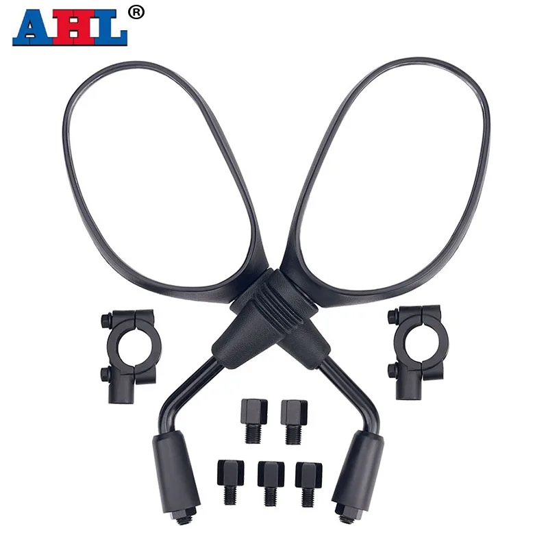 

8MM10MM Motorcycle Left Mirrors For Handlebar ATV Accessories Fit For Scooter Snowmobile Mope 360 Degrees Ball-Type Adjustment