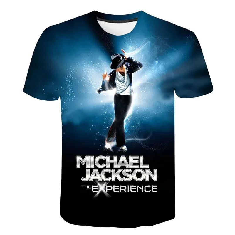 2024 Michael Jackson 3D Print T Shirt Mężczyźni Kobiety Dzieci Moda Hip Hop T-shirt Streetwear Harajuku Tee Shirts Homme Cool Tops