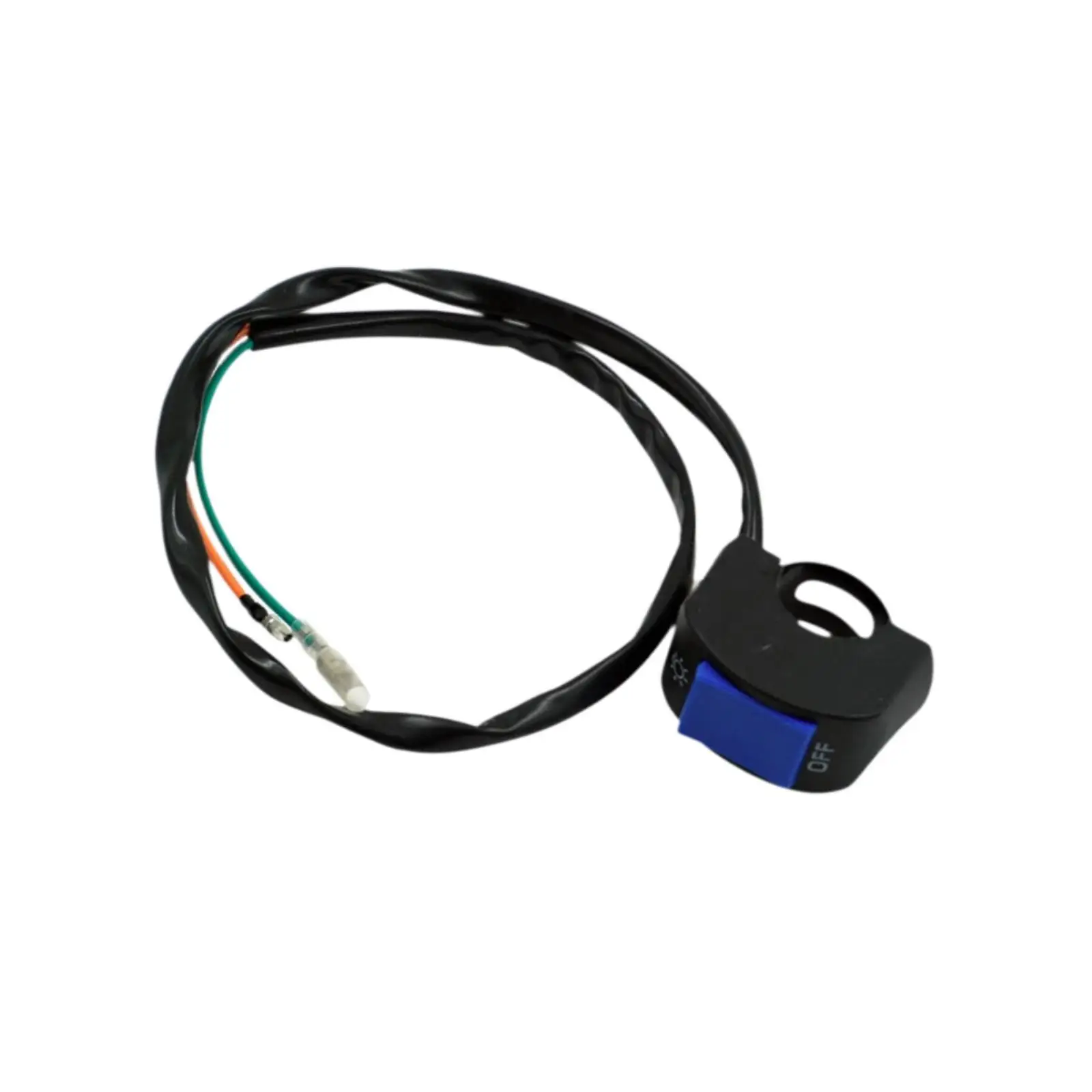 

Переключатель на руль мотоцикла 22 мм, износостойкая запасная часть из алюминиевого сплава, кнопка включения/выключения для замены на мотоцикле/скутере