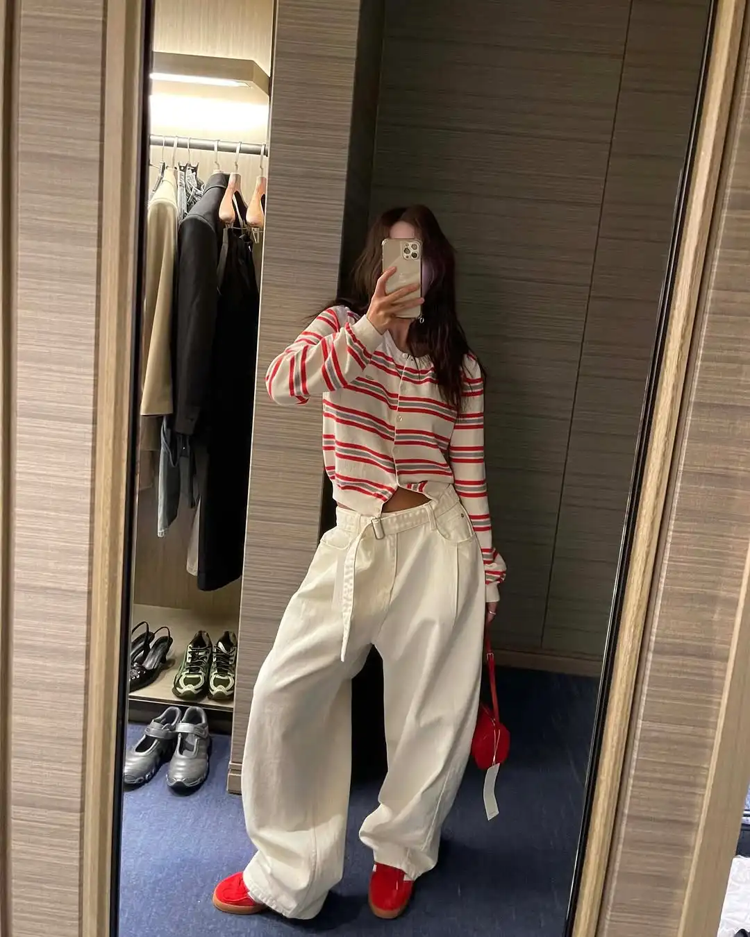 Spring New Classic Striped round Neck Button up Soft Knitted Open Cardigan Fashionable Design Sensation Women's Sweater