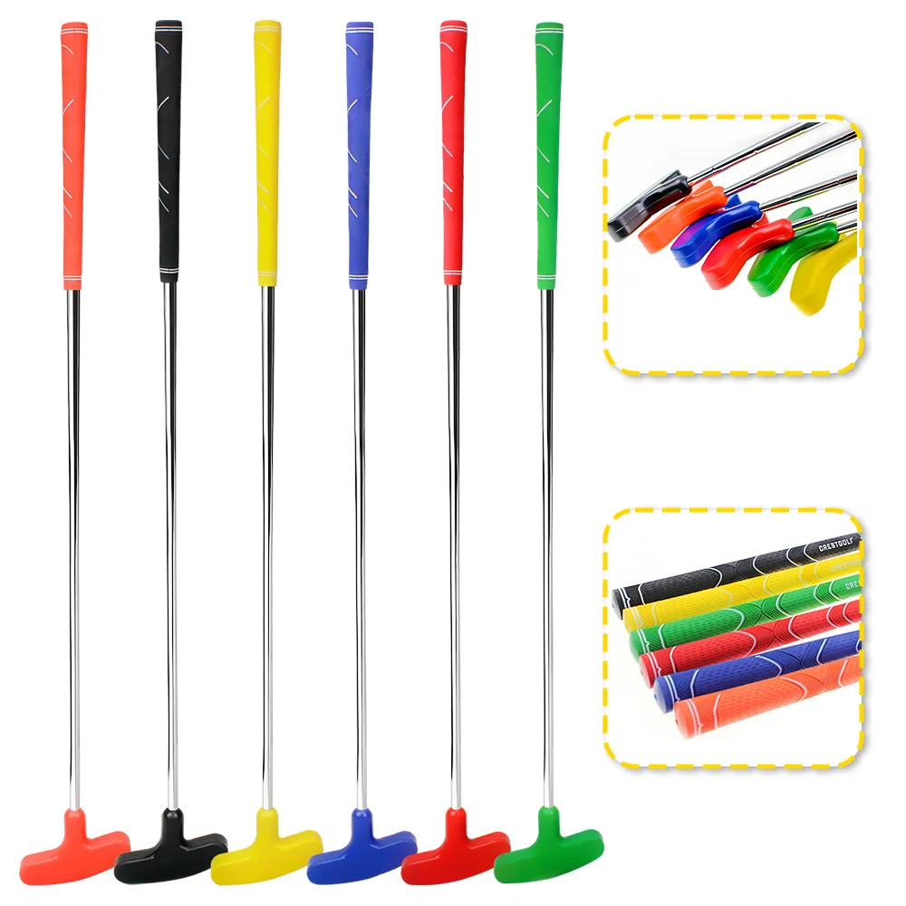 1 PC Crestgolf Custom Size for Mini Golf Putters for Golf Practice Club with Rubber Putter Head & Steel Shaft Clubs De Golf