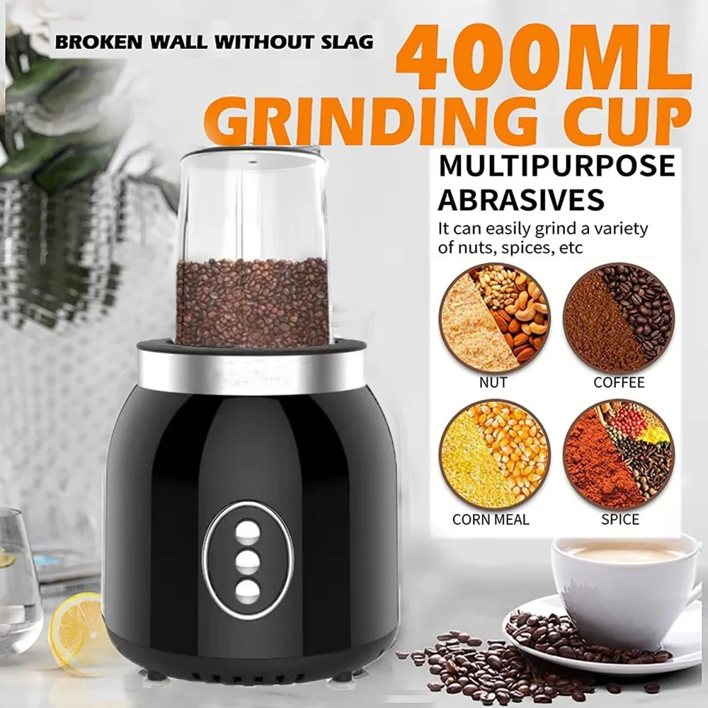 キッチン用4 in 1ブレンダーとフードプロセッサーコンボ、シェイクやスムージー用ブレンダー、肉のみじん切り、乾式粉砕