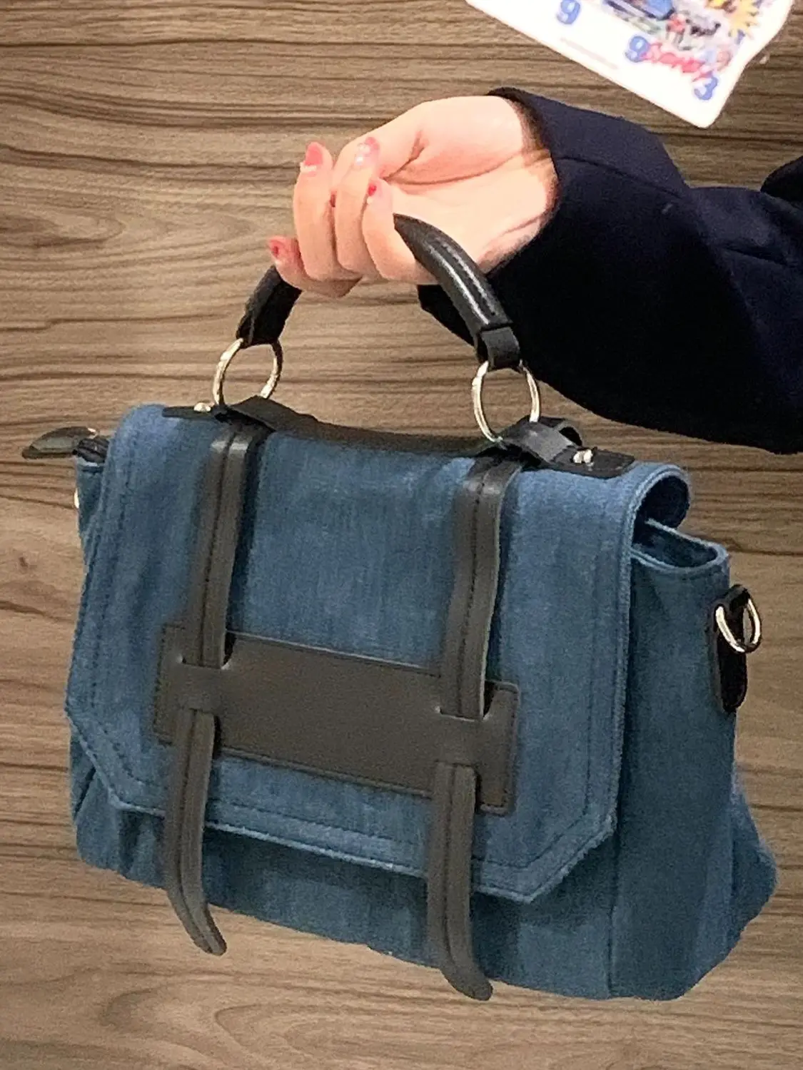 JIAERDI Denim Messenger Bag Women Vintage Handle Chic Large Capacity Casual Crossbody Bags Female Harajuku Blue Briefcase Ladies