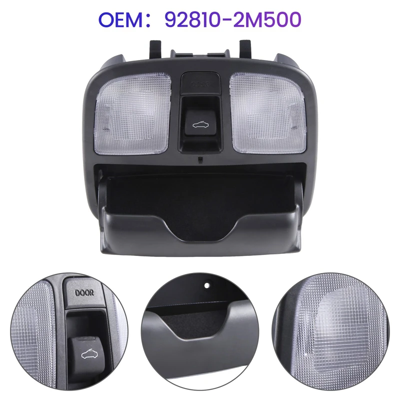 

92810-2M500 Dome Light Sunroof Switch Car Glasses Case 928102M500 For Hyundai Genesis Coupe 2013-2016