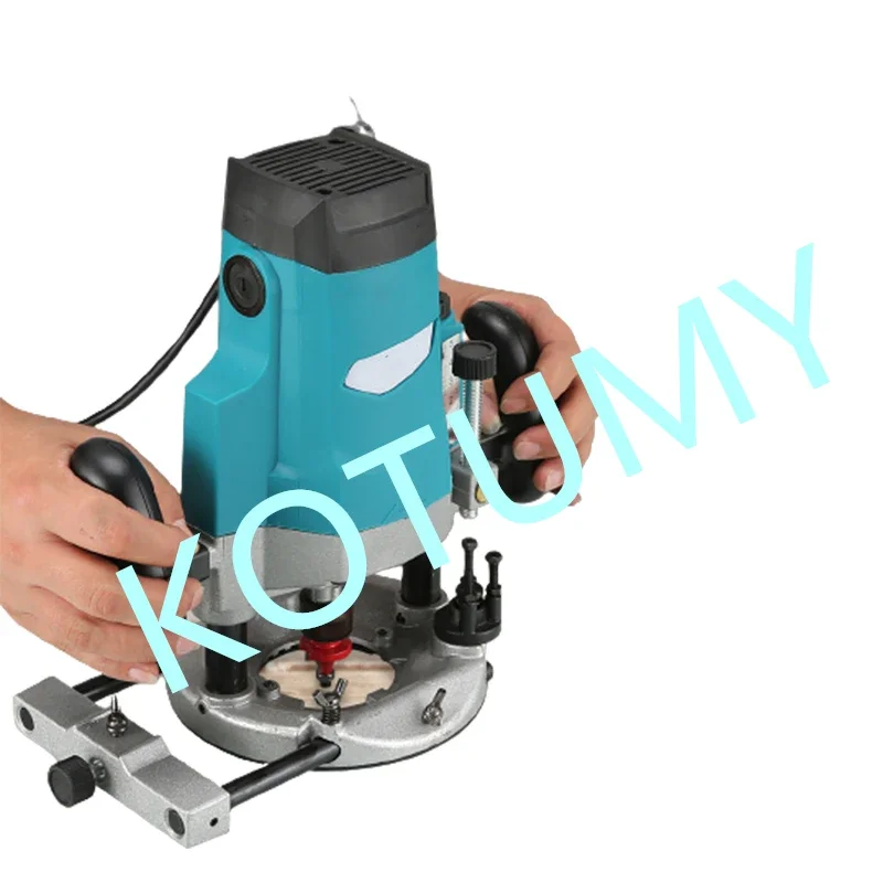 High Power Wood Router, Full Copper Wire Motor, Multi-Functional Trimmer for Slotting, Edging & Carving