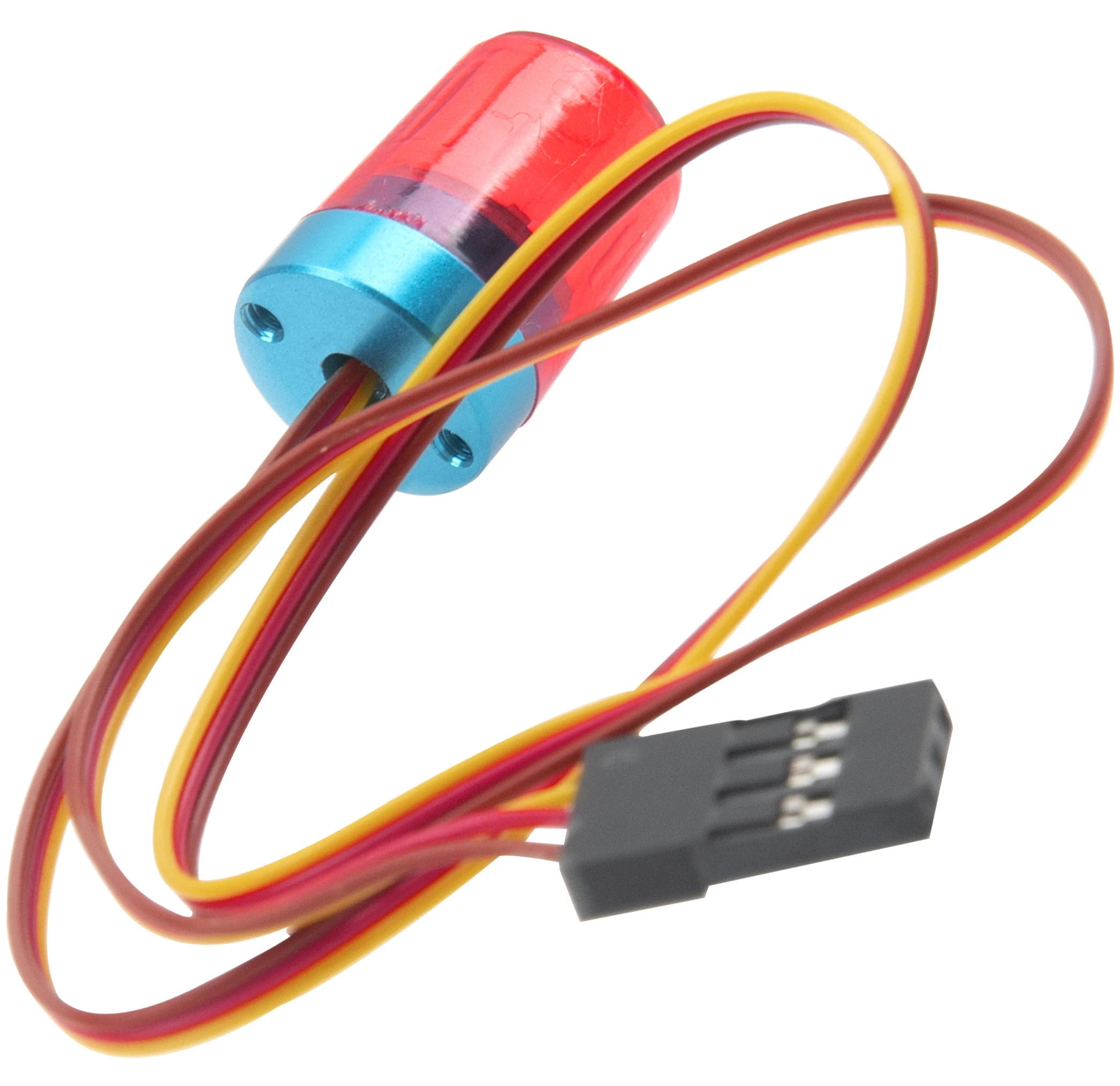 2 Stück Multifunktions-RC-LED-Blitzlichter Alarmlampe Blinkendes Leuchtfeuerlicht für 1/10 TRX4 SCX10 RC Crawler 1/14 Tamiya Traktor ﻿ – Detail 3
