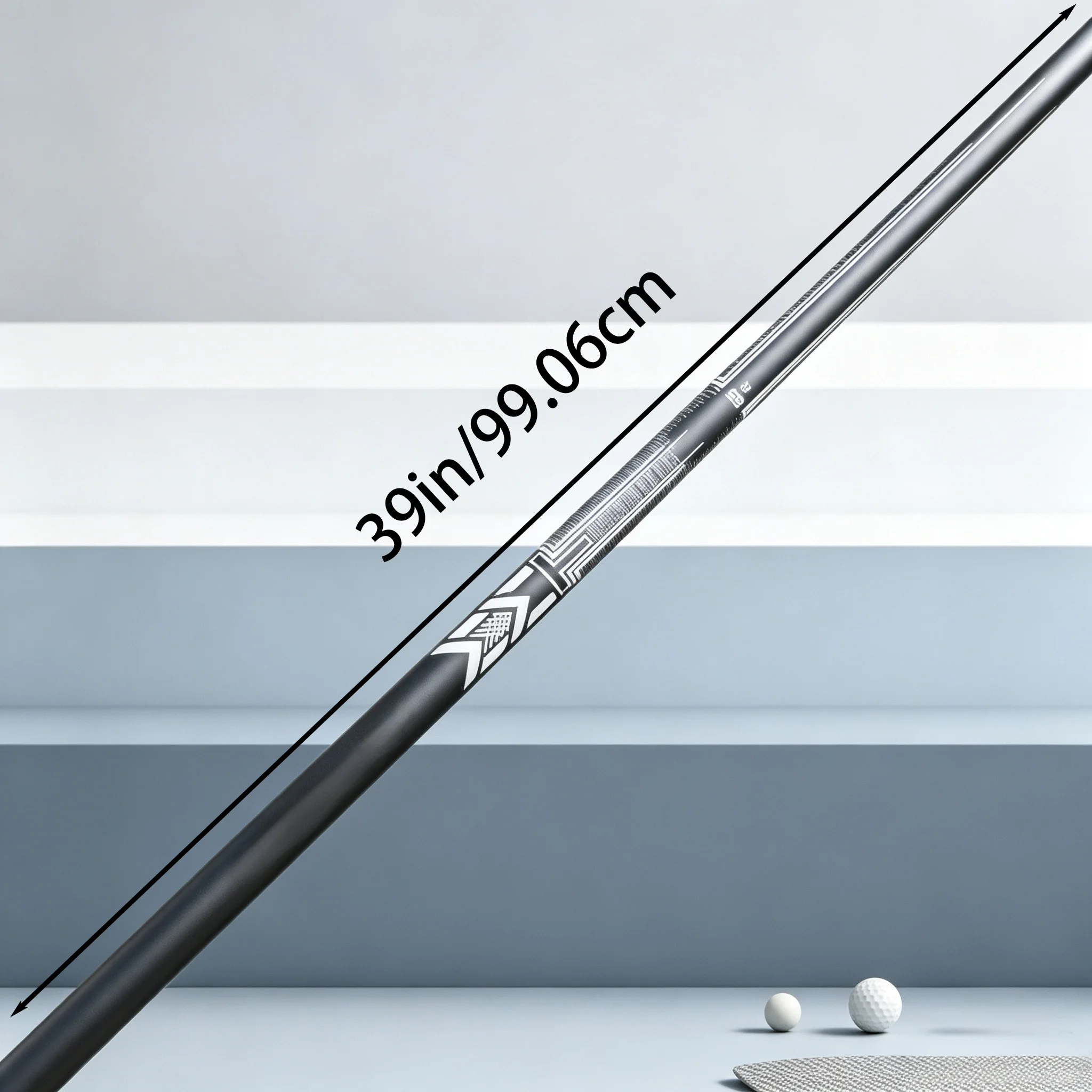 Graphite Golf Iron Shafts in Three Specifications: 50L/65R/75S, Lightweight and Cuttable Carbon Shafts, Standard 39inch Shaft Head Interface, Carbon Fiber Construction Optimizes Grip and Hitting Performance, Suitable for Various Iron Shaft Head Modifications and Replacements