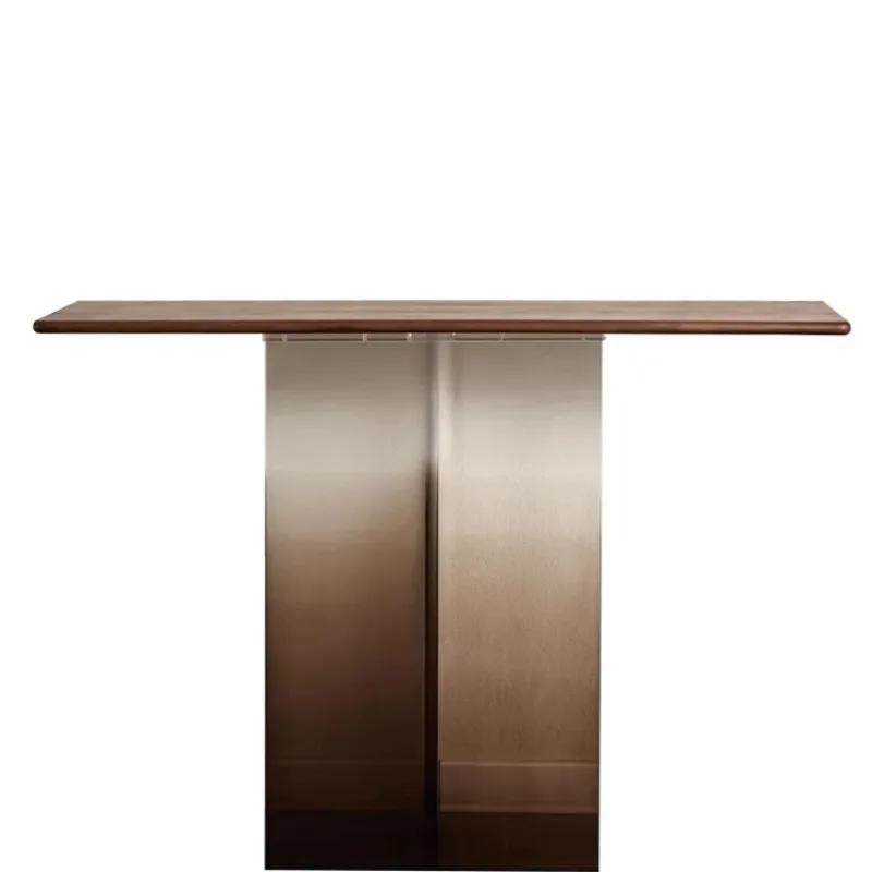 Nordic Acrylic Floating Console Table Luxury Narrow Entryway Desk Wall Mounted Slim Hallway Cabinet Modern Artistic Sideboard