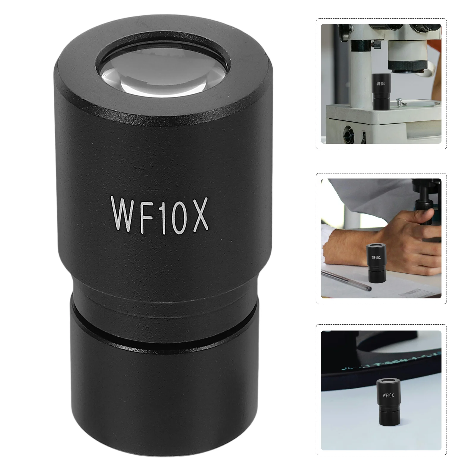 

Stereo Microscope Head 10x Objective Lens Auxiliary Lens Attachment Microscope Auxiliary Magnifier Industrial Camera Magnifier
