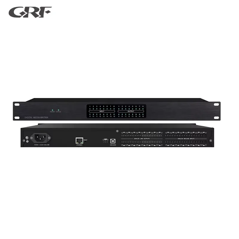 USB Sound Card ADI SHARC DSP 8-Channel Digital Audio Processor with 8 Signal Indicators