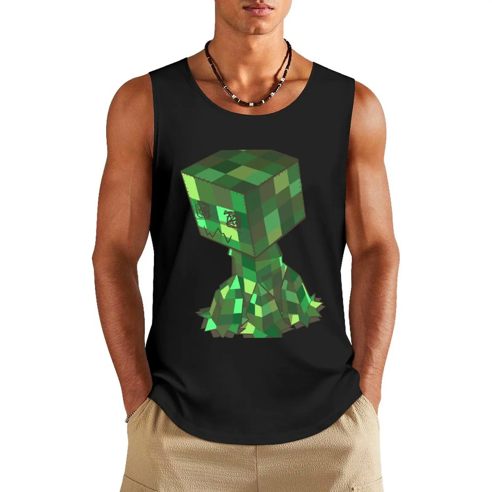 

Creepikyu Tank Top anime t-shirts Men's sleeveless sleeveless Men's t-shirts Men's gym t-shirts