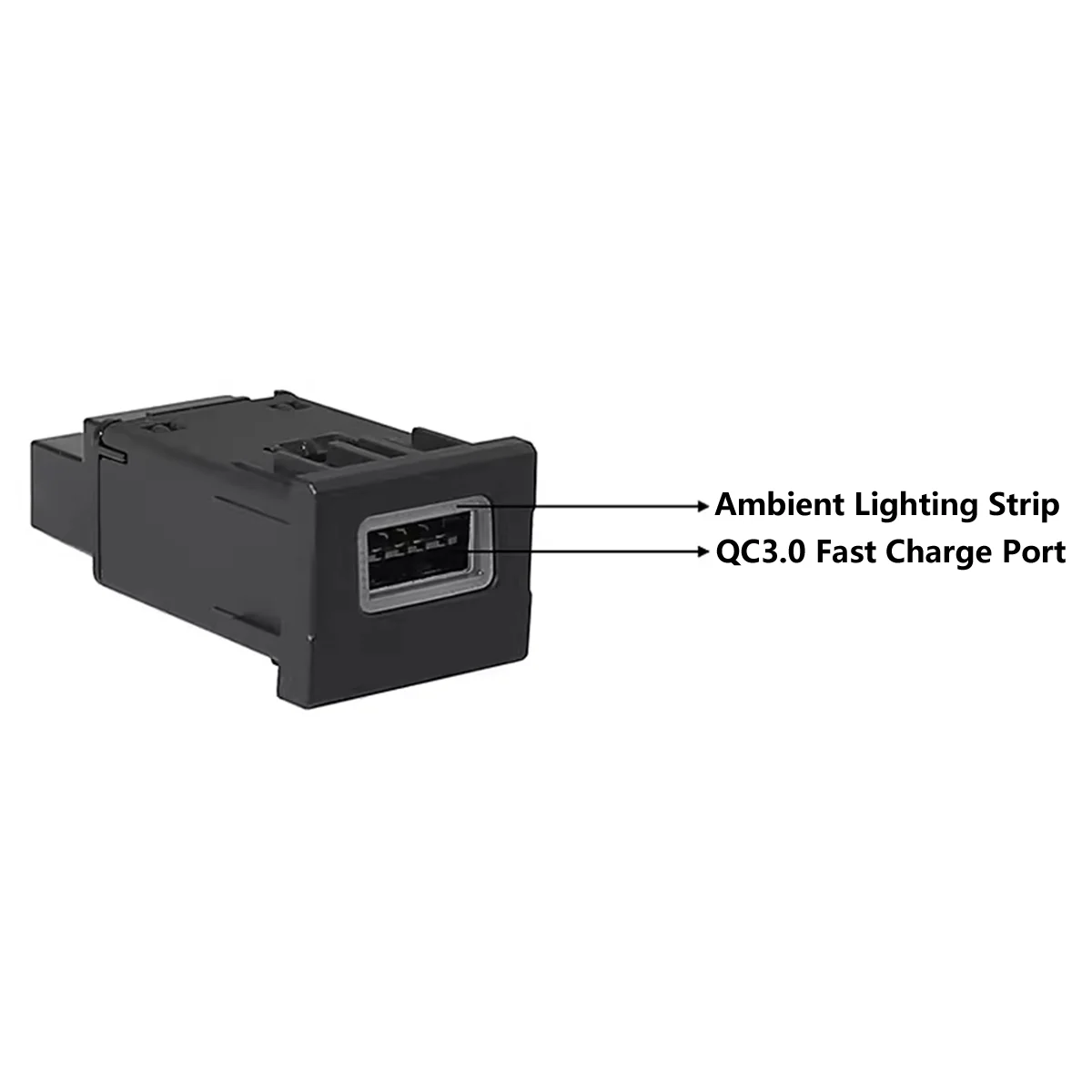 for VW Multivan/Caravelle/Transporter T6 Single Port QC3.0 USB Car Charger Socket Fast Charging Outlet Power Adapter