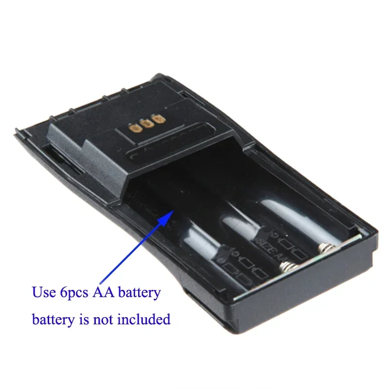 

6x AA Battery Case Box Cover with Belt Clip for Motorola DEP450 GP3188 GP3688 DP1400 PR400 CP140 CP040 CP200 EP450 CP180 Radio