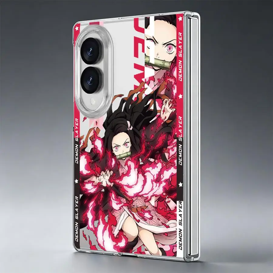 Phone Cover Case for Samsung Galaxy Z Fold 8 Ultra ZFold7 ZFold5 ZFold6 ZFold4 ZFold3 Z Fold 7 6 5 4 3 Hot Anime D+emons Slayers