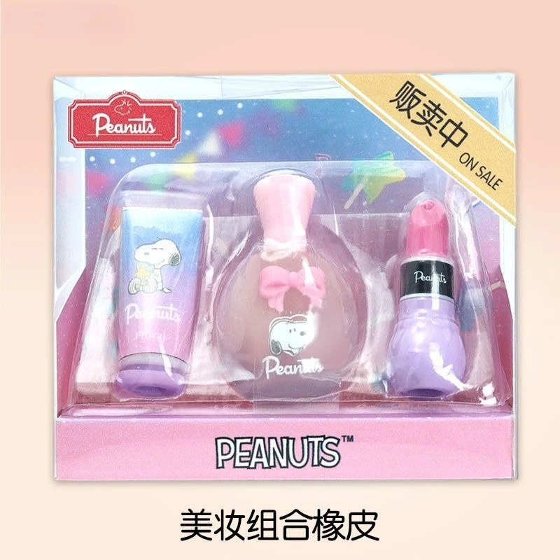 Cute Snoopy Eraser Anime Action Figure CartoonToy Creative Stationery Anime Decoration Product Children Birthday Christmas Gifts