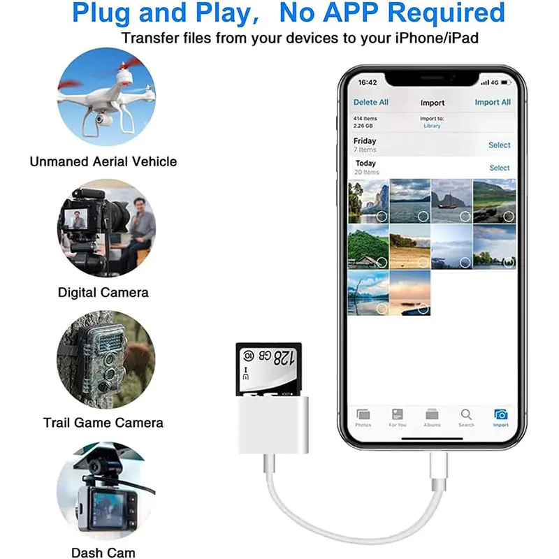 Adaptateur de Type C TF CF lecteur de carte mémoire SD graveur OTG Compact Flash USB-C pour IPad Pro Huawei Macbook Samsung Xiaomi lecteur de cartes