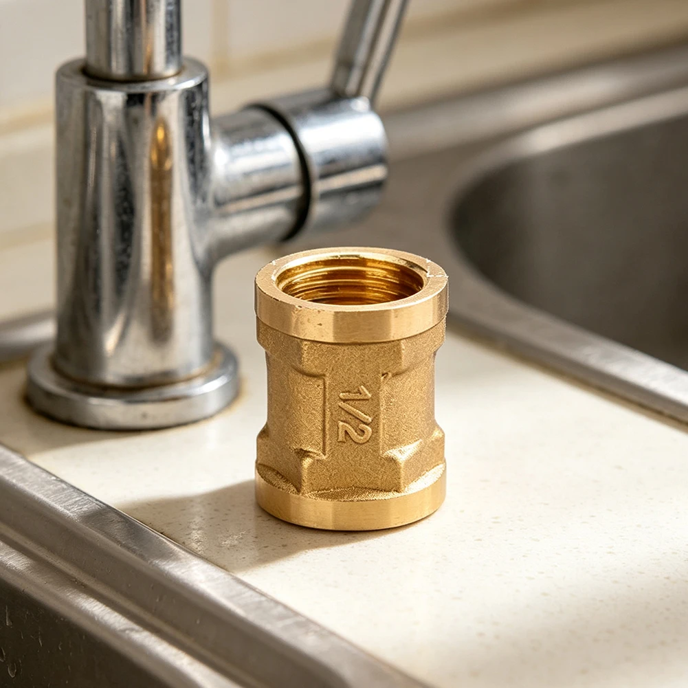 4 Stück Messing-Sechskant-Nippelanschlüsse G 3/4 Außengewinde auf G 1/2 Außengewinde Reduzieradapter für Sanitär- und Gartenbewässerungsanlagen