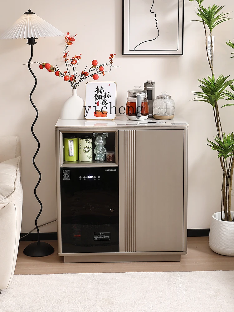 XL Light Luxury Tea Machine Automatic Intelligent Solid Wood Water Dispenser Sideboard Cabinet All-in-One Cabinet