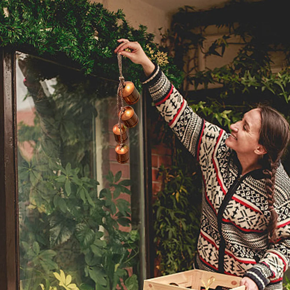 

Vintage Metal Pendant Decor Cow Bell For Crafts Farm Animal Loud Bells Rustic Hanging Ornament Small Sheep Horse Bell