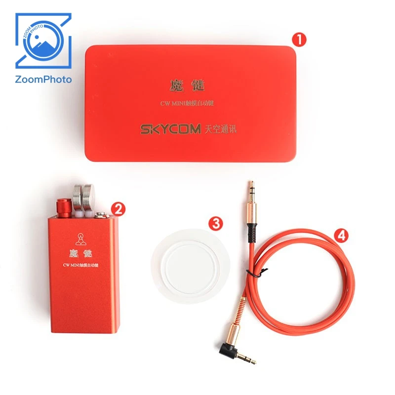 

Portable CW Mini Handheld Touch Automatic N1mm CW key Remote Radio Station Side Tone Shortwave CW Key Training