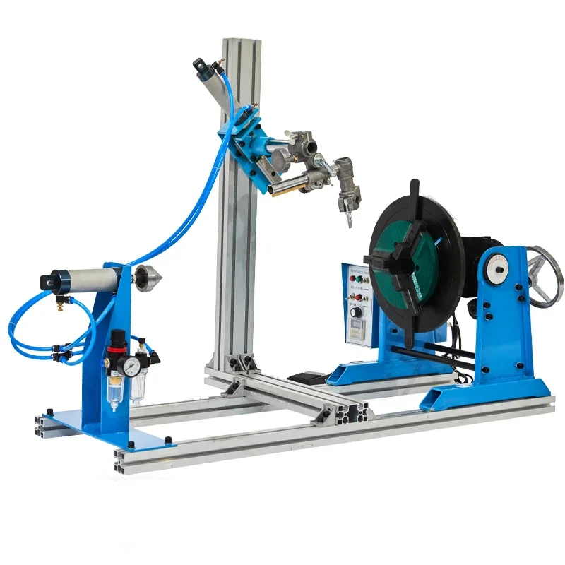 pneumatic head and tail stock 50 kg 100kg TIG welding table welding positioner