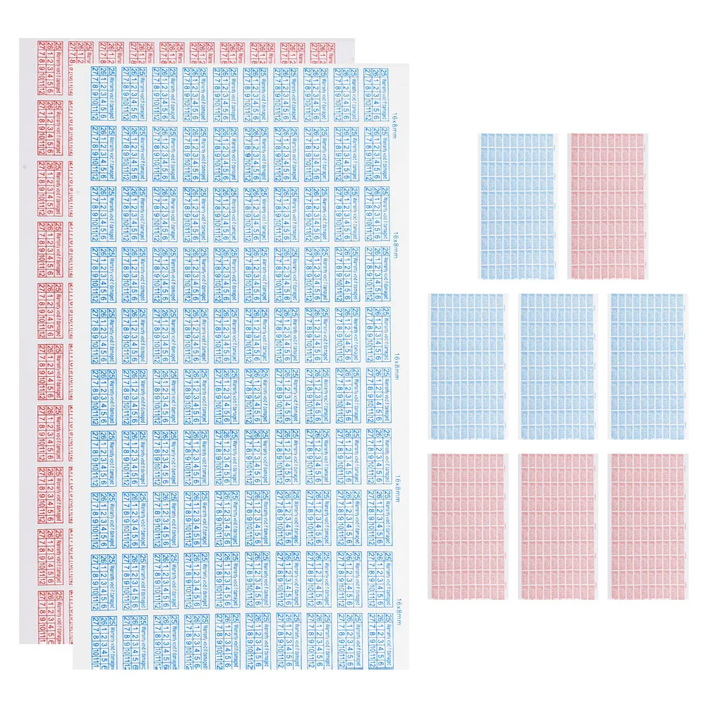 

1000Pcs Tamper Evident Seal Stickers Cost Saving for Machine Casings Maintenance Warranty Void If Removed