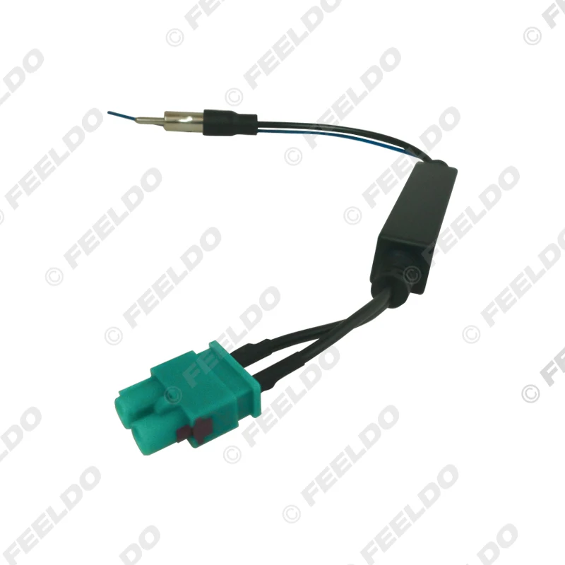 Car Radio Antenna Male Dual Fakra Amplifier Booster Adapter for Volkswagen Audi Cayenne Vehicle Signal Aerial FM Antenna