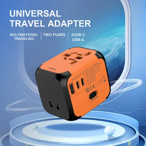 국제 전원 어댑터 휴대용 및 안전 다기능 충전기 변환 플러그 다중 기기용