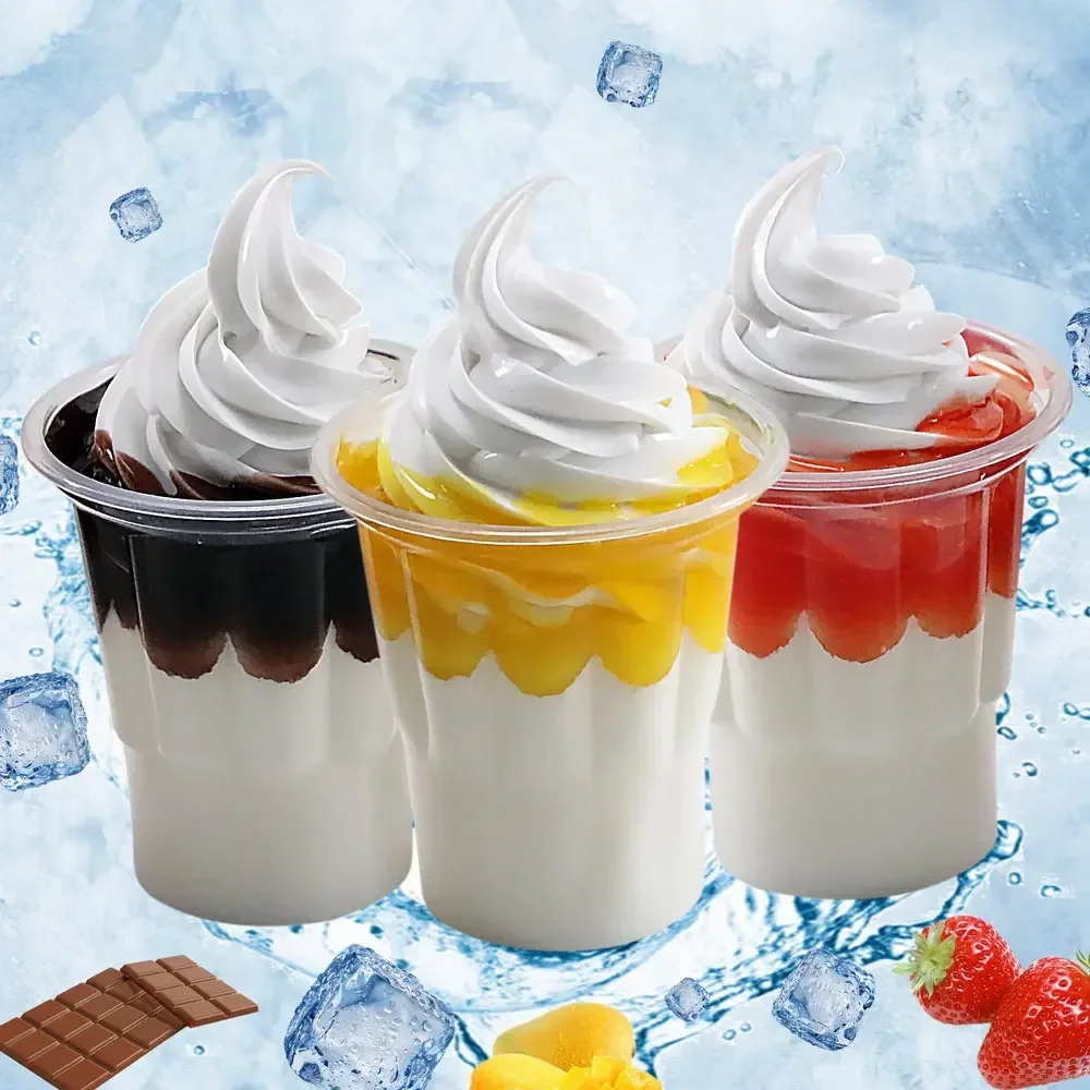 Artificial Ice Cream Sundae Fake Dessert Model Creative Scale Photography Props Home Decor Decoration Crafts