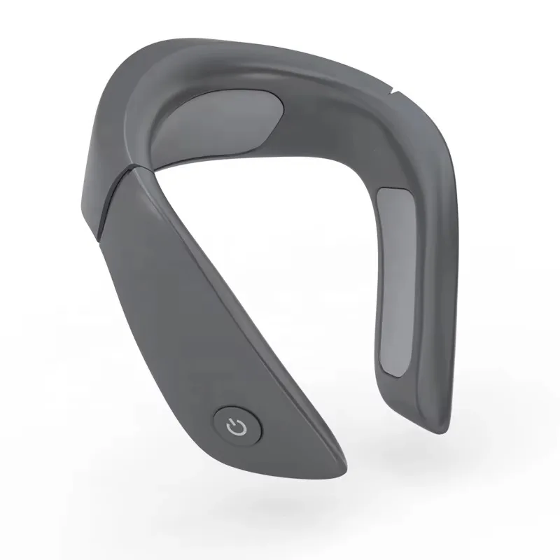 Black U-shaped Design 650nm Diode Laser Neck Relief Nose Care C-Type Rechargeable Mini Wireless Portable Electric Neck Massager