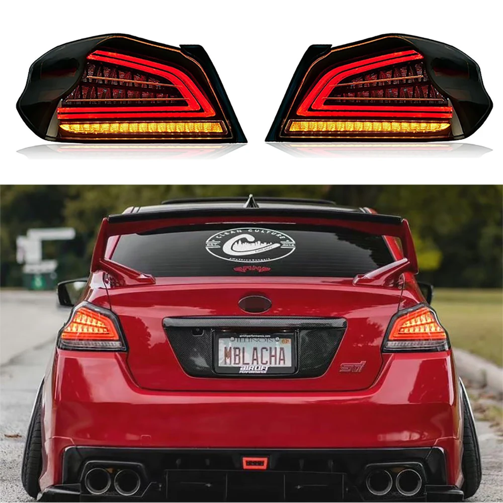 

1 Pair LED Tail Light Taillight For Subaru WRX 2013-2020 Rear Brake Light Reverse Lamp Turn Signal Modfied Rear Lamp Assembly