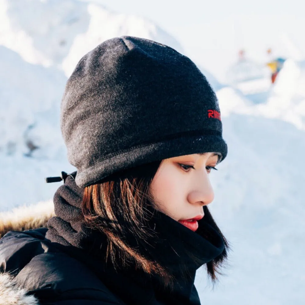 Inverno quente crânio boné capacete forro para homens mulheres de malha lã térmica à prova vento ciclismo correndo esqui gorros chapéu