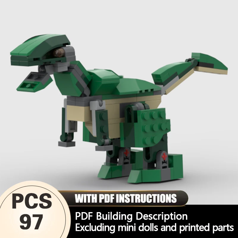 

Creators Animal Series Model MOC Building Bricks Velociraptor Modular Technology Gifts Holiday Assemble Children Toys Suit