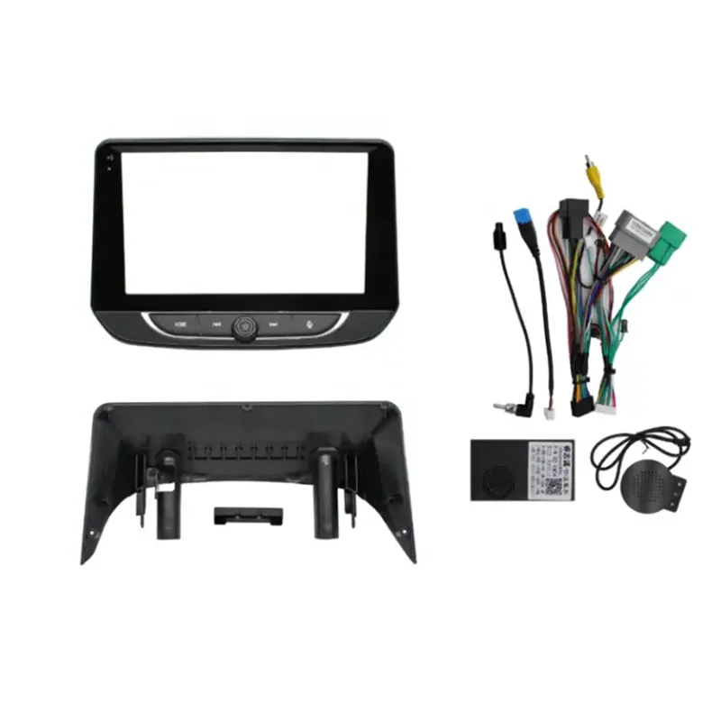 Car Original Style Frame and cable for Chevrolet Onix 2020+ Video Player Audio Dashboard Adapter Kit 9 Inch 2 Din