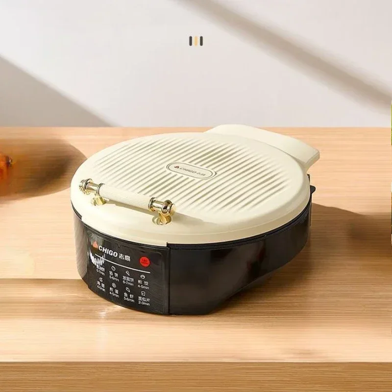 with Deepened Enlarged Baking Pan (220V Electric Frying Pan) 1300W Electric Cake Pan: Household Double-Sided Heating Pancake Pan
