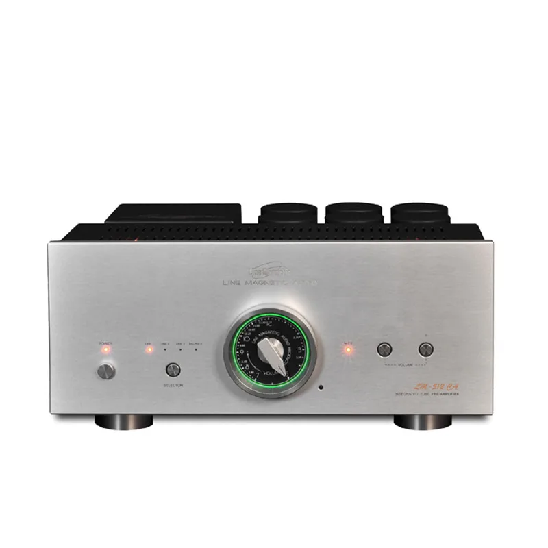 W-002 Line Magneti LM-512CA Tube amplifier preamp PRE AMP 3*RCA 1*XLR input 6KZ8 6922 22DE4 with Remote control