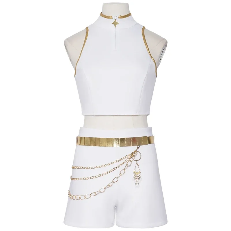 Kostium Cosplay dla Dzieci Rumi Zoey Mira KPop Demon Hunters Strój dla Kobiet Dziewcząt Garnitur do Śpiewania Halloween Party Strój do Odgrywania Ról