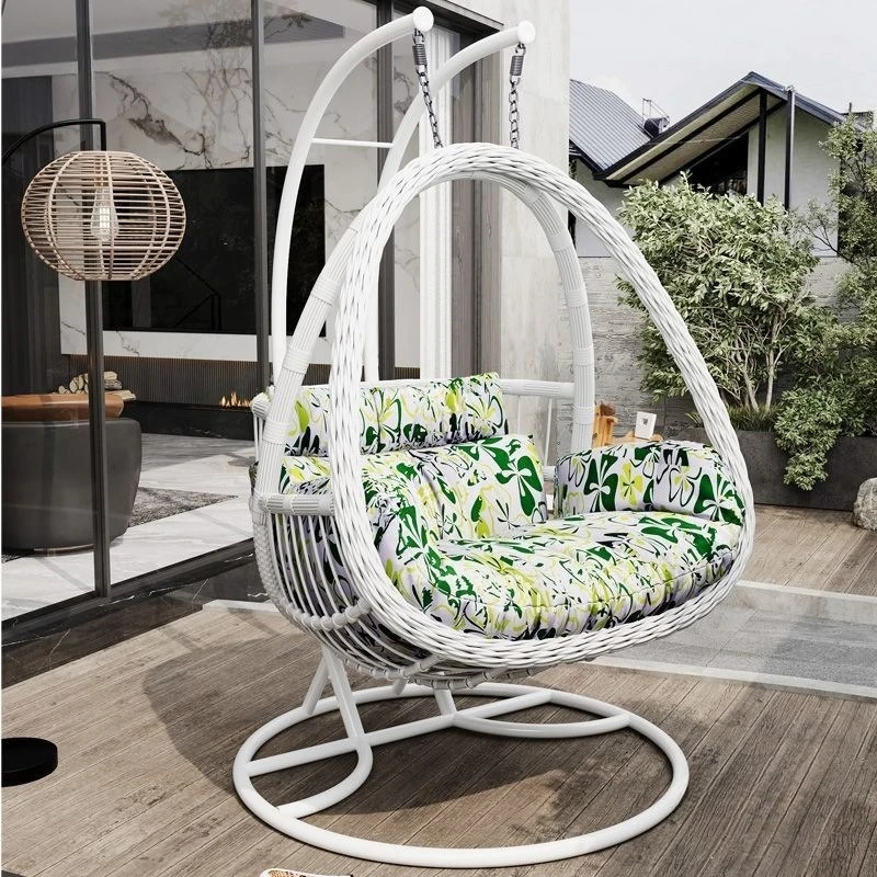 Cradle chair indoor balcony hanging chair courtyard bird's nest hanging orchid double swing