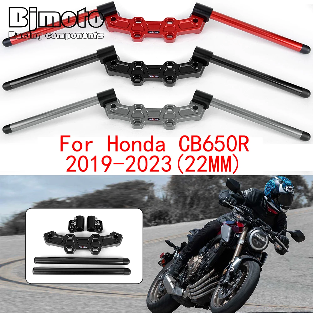 

CB 650 R 2023 Motorcycle Clip on Adjustable Handlebars Handle Bar With Adapter For Honda CB650R CB-650R 2022 2021 2020 2019